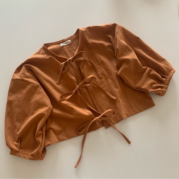 Mesa Workshop Cotton Blouse and Shorts Set - Picture 2 of 11